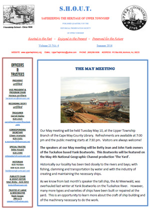 SHOUT - Summer 2016 Newsletter